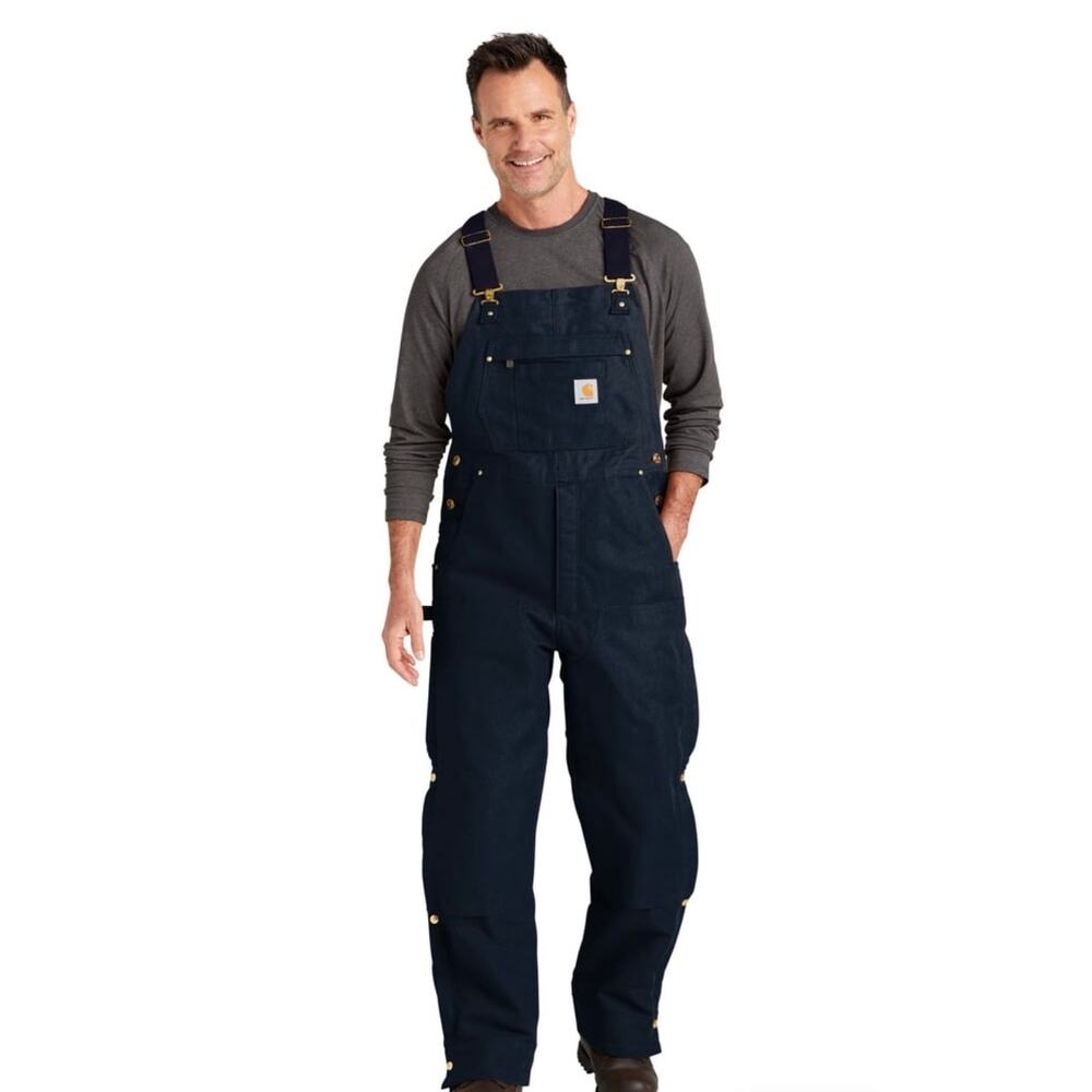 Carhartt | Firm Duck Insulated Bib Overalls Black 38 x 30